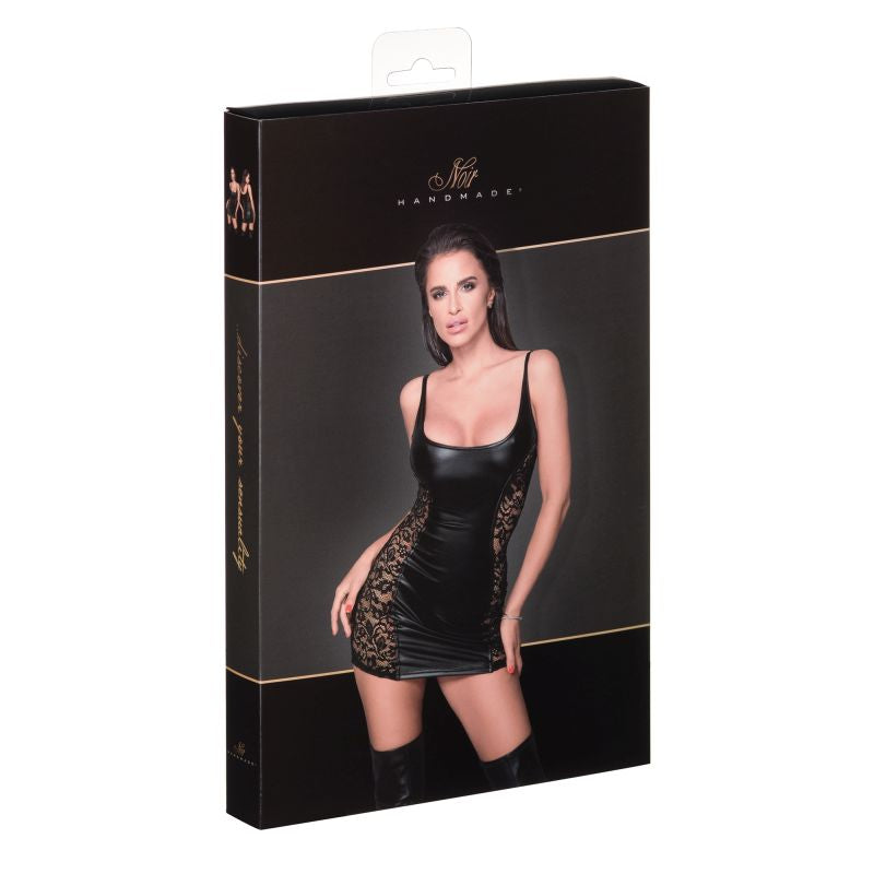 Power Wetlook Dress w Lace Inserts - Just for you desires