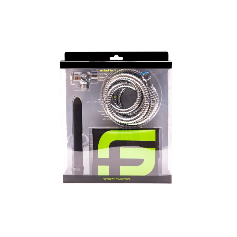 Sport Fucker Shower Kit Black 6in - Just for you desires
