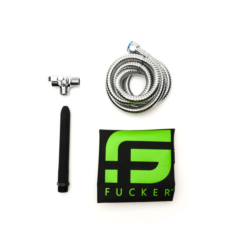 Sport Fucker Shower Kit Black 6in - Just for you desires