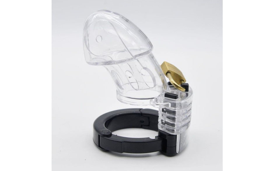 Brutus Alpha Chastity Cage Clear - Just for you desires
