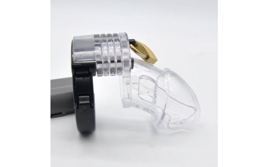 Brutus Alpha Chastity Cage Clear - Just for you desires