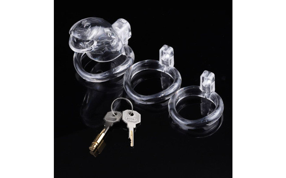 Brutus Shark Chastity Cage Clear - Just for you desires