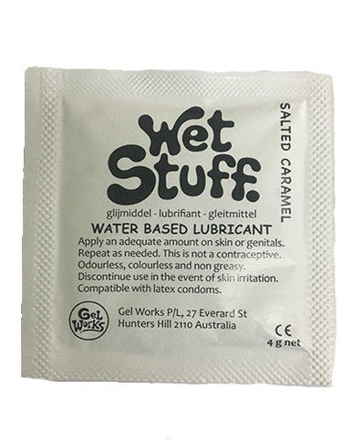 162697 - Wet Stuff   4G Sachet - Salted Caramel - Just for you desires