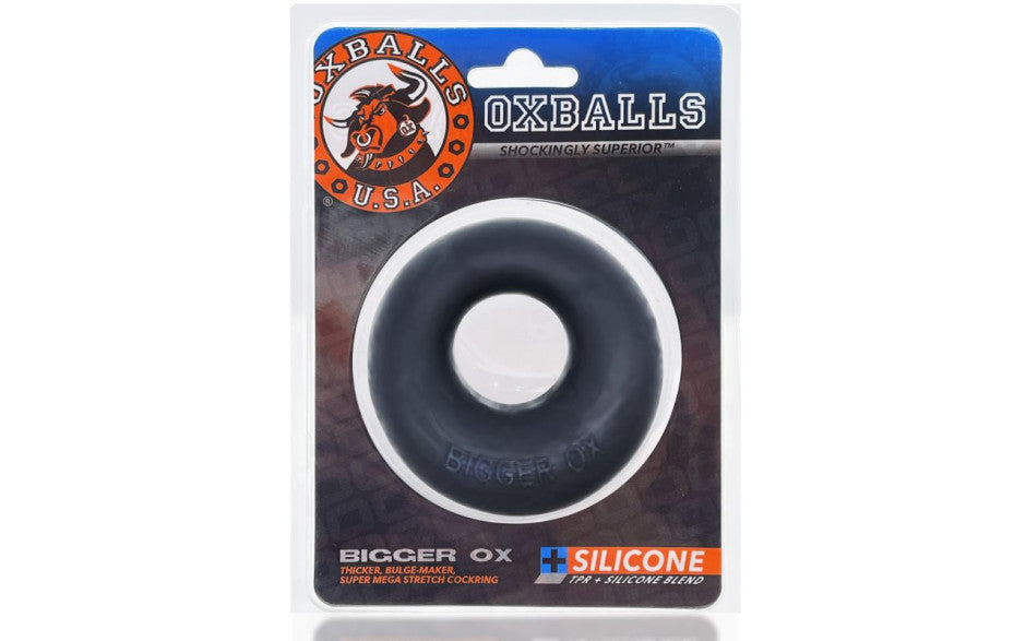 Bigger Ox Cockring Black Ice