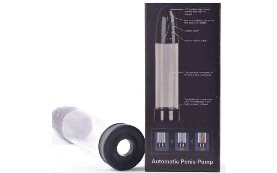 Automatic 3 Mode Penis Pump w Sleeve and Donut - Just for you desires