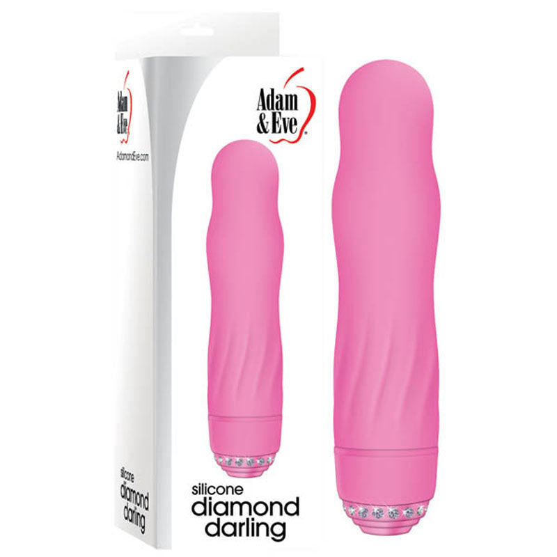 Adam & Eve Diamond Darling - Pink 10.25 cm Vibrator - Just for you desires