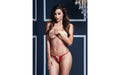Lace Up Front G String Panty - Just for you desires