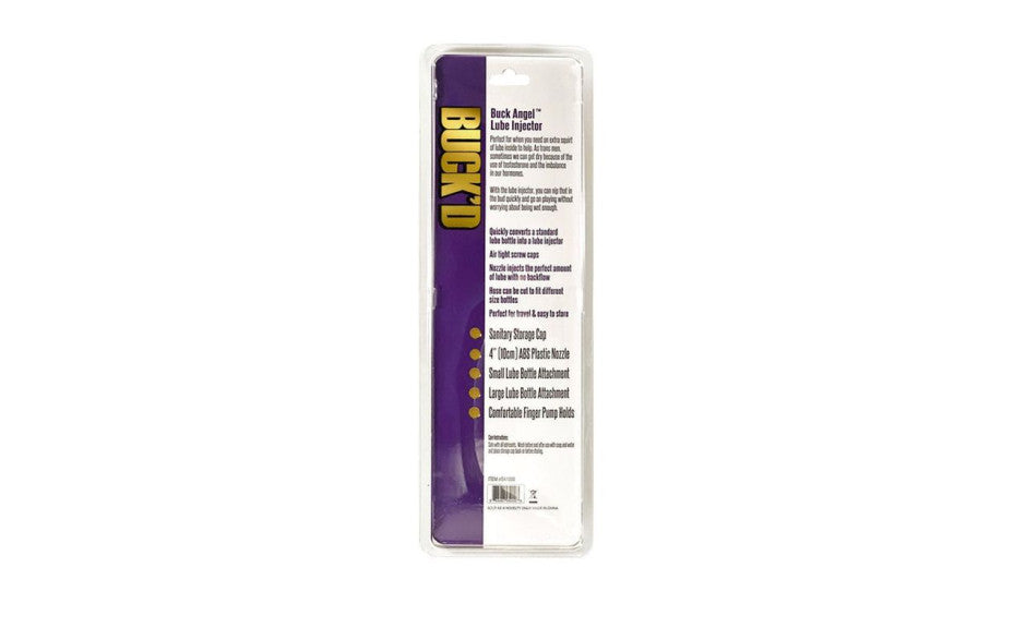 Buckd Lube Injector 4 Pc Bottle Adapter - Just for you desires