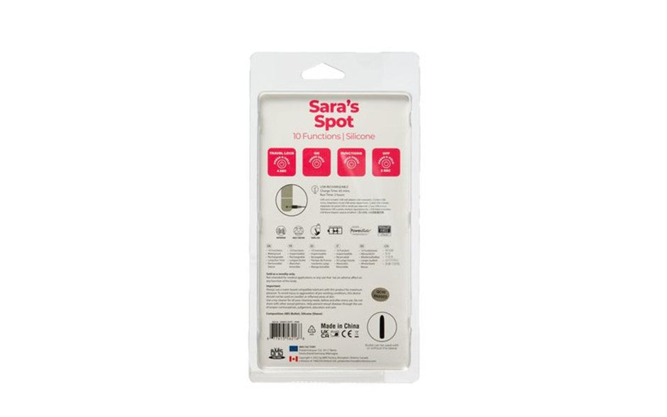 Power Bullet Sara’s Spot Compact G Spot Vibrator Pink - Just for you desires