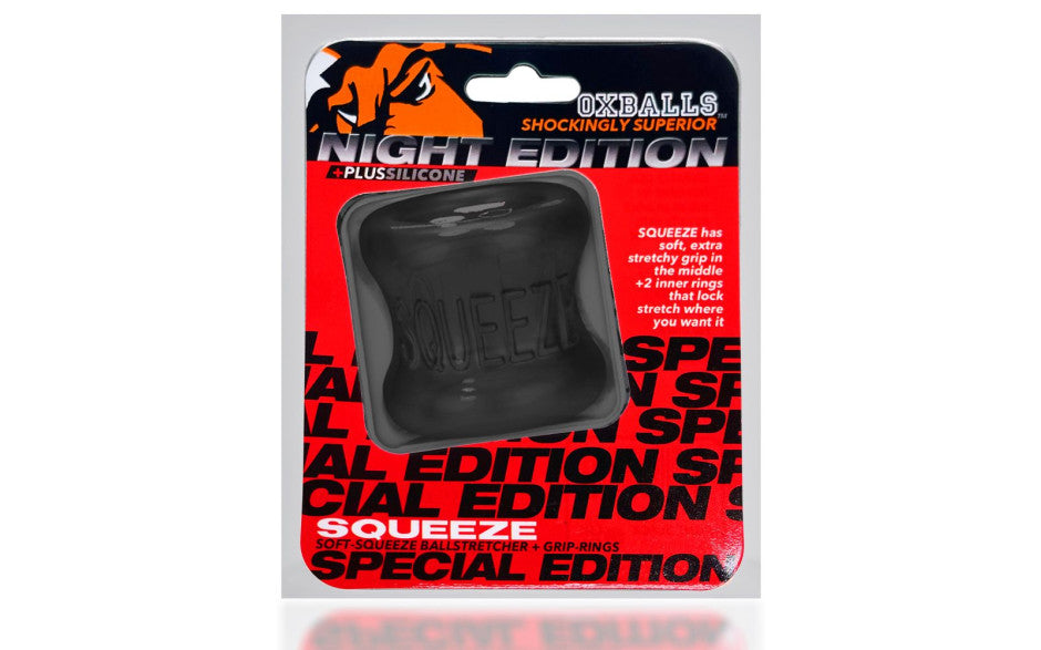 Oxballs Squeeze Ballstretcher Plus+Silicone™ Special Edition Night - Just for you desires
