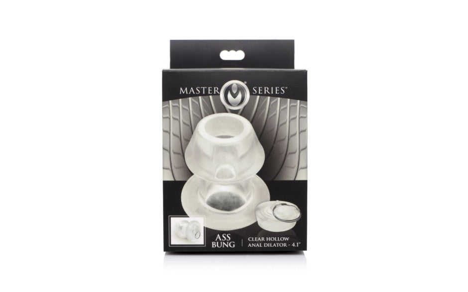 Ass Bung Clear Hollow Anal Dilator 4" X Large - Just for you desires