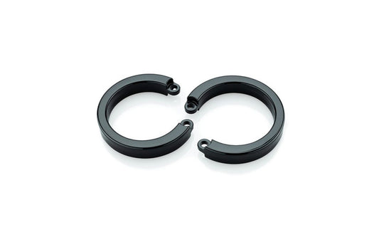 Cockcage U Ring 2 Pc L/XL Black - Just for you desires