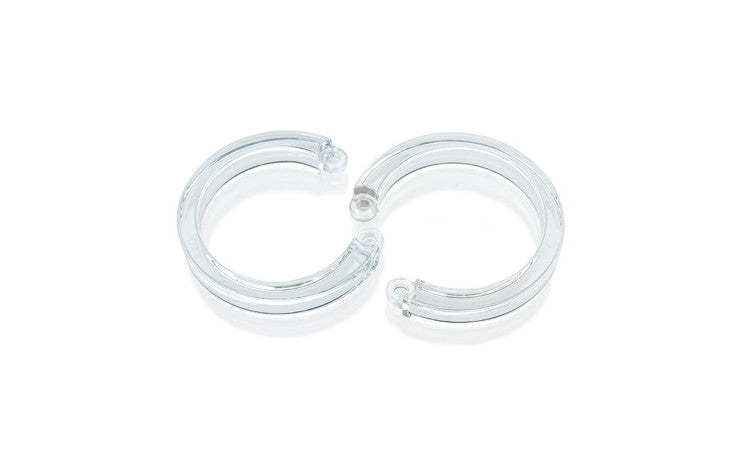 Cockcage U Ring 2 Pc L/XL Clear - Just for you desires