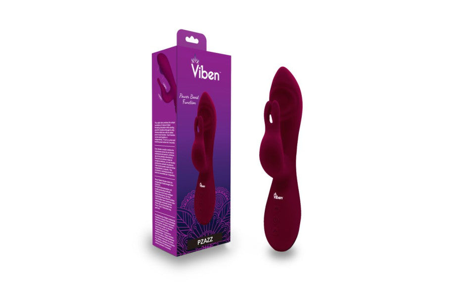 Viben Pzazz Rechargeable Thumping Rabbit Ruby - Just for you desires