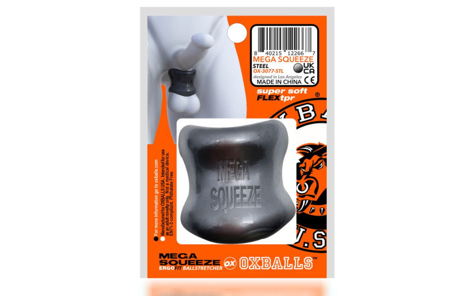 Mega Squeeze Ergofit Ball Stretcher Steel - Just for you desires