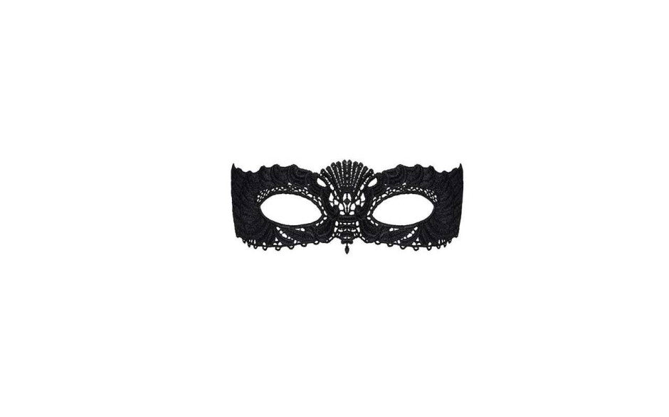 A700 Black Mask with Ribbon Tie - Just for you desires