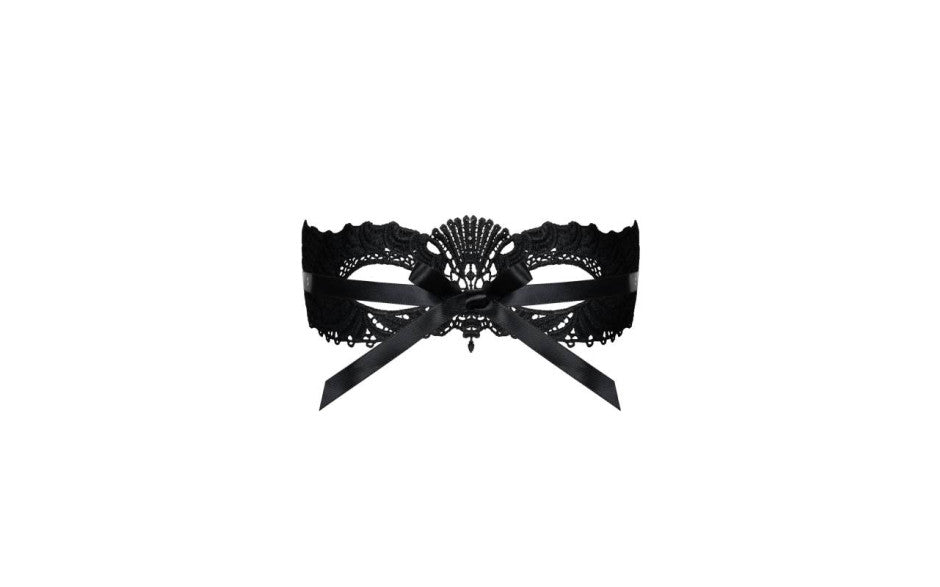 A700 Black Mask with Ribbon Tie - Just for you desires