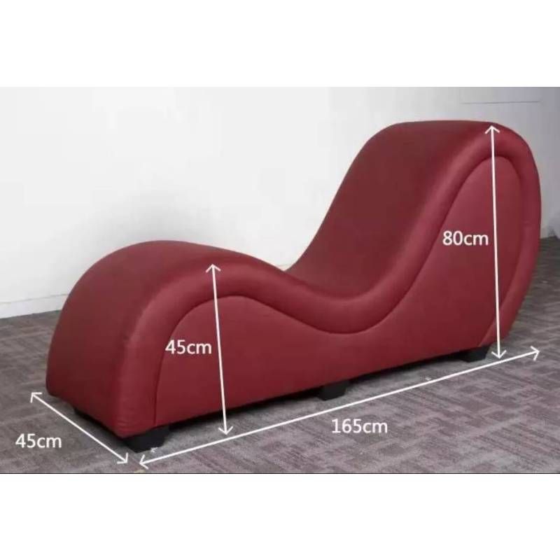 Kama Sutra Mebon Chaise Love Lounge Black