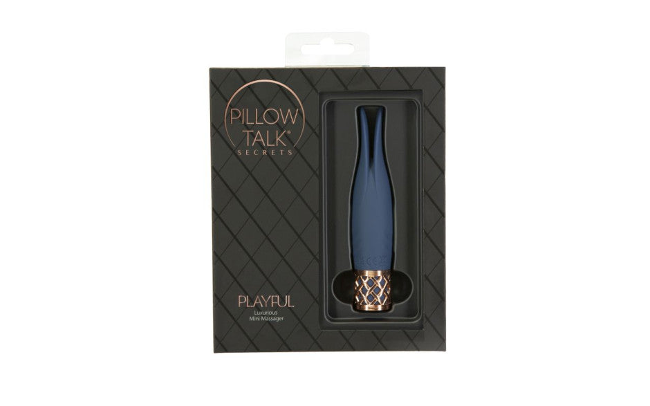 Pillow Talk® Secrets Playful Clitoral Vibrator Navy - Just for you desires