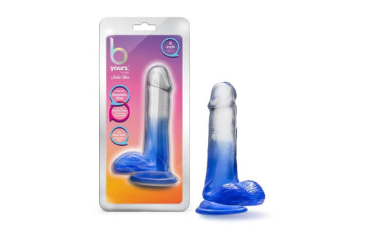 B Yours Morning Dew 6in Dildo Stella Blue