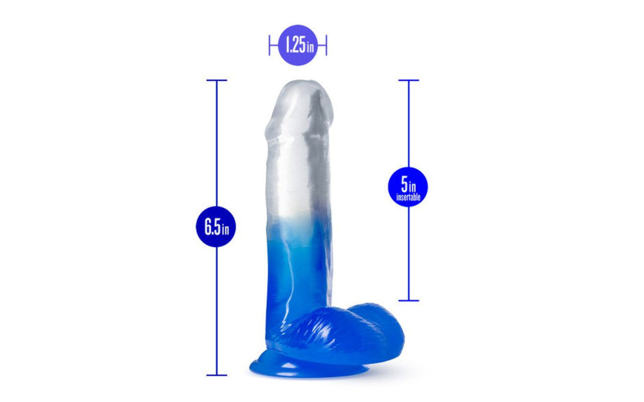 B Yours Morning Dew 6in Dildo Stella Blue