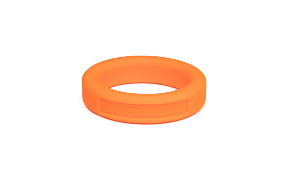 Classic Silicone Medium Stretch Penis Ring 36mm Orange - Just for you desires
