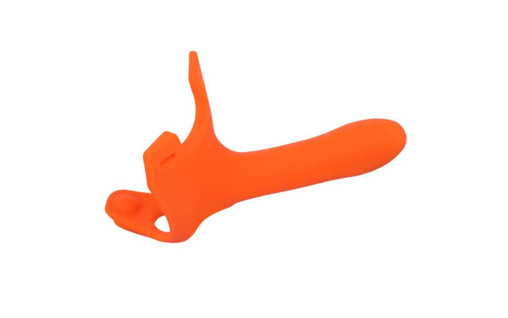 Zoro Strap-On 6.5in Orange - Just for you desires