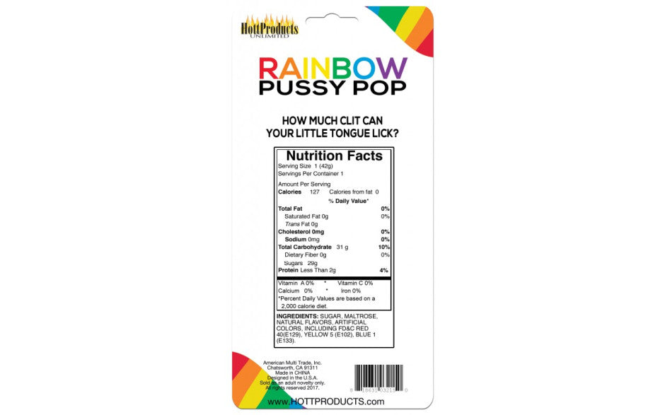 Rainbow Pussy Pop - Just for you desires