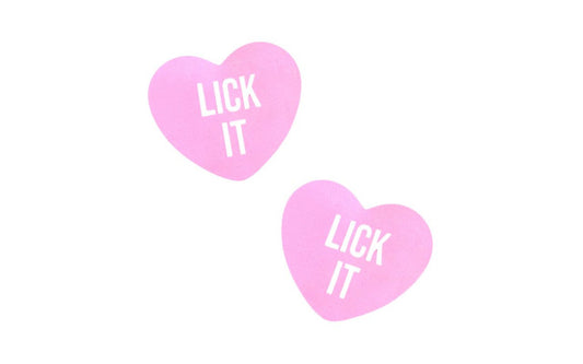 Lick It Love Heart Pasties - Just for you desires