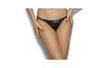 Stretch Wetlook G-String Black - Just for you desires