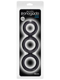 165052 - Renegade Triad Cock Ring Black - Just for you desires