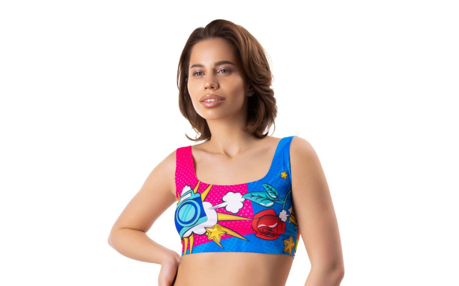 Comics Curios Crop Top - Just for you desires