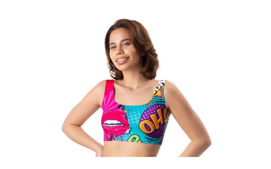 Comics Oh Crop Top - Just for you desires