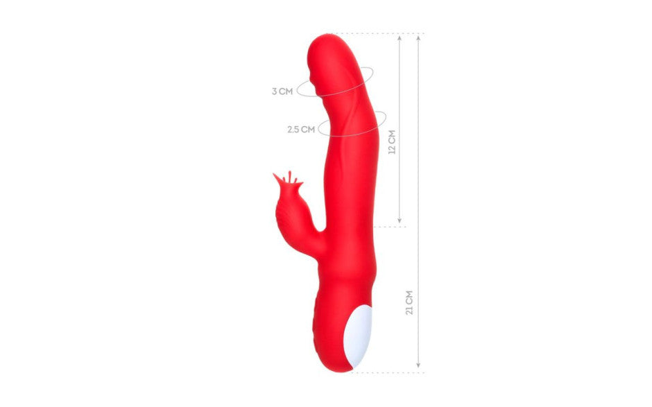 JOS Redli Heating and Rotating Rabbit Tickler - Just for you desires