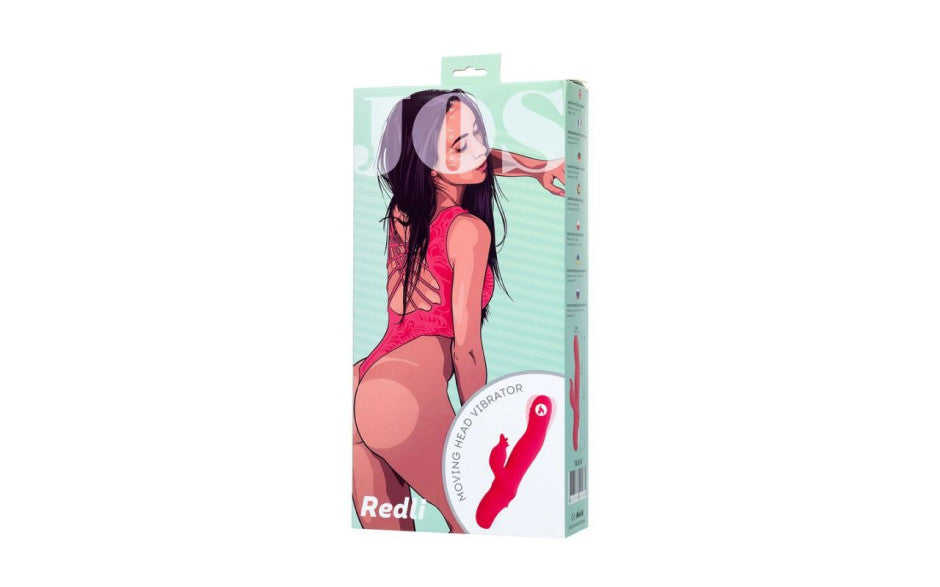 JOS Redli Heating and Rotating Rabbit Tickler - Just for you desires