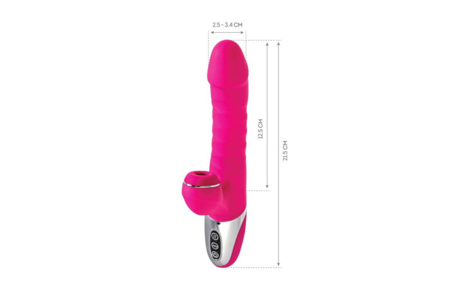 JOS To-Frolly Thrusting and Sucking Vibrator - Just for you desires