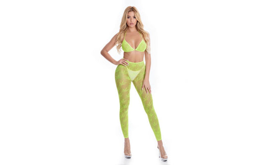 All About Leaf Bra Set Green - Just for you desires