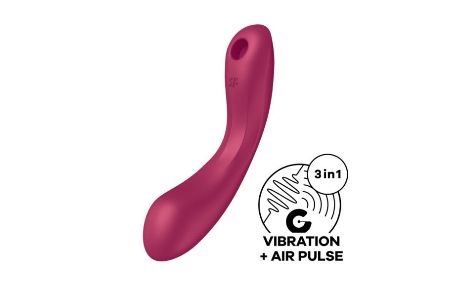 Satisfyer Curvy Trinity 1 Red - Just for you desires