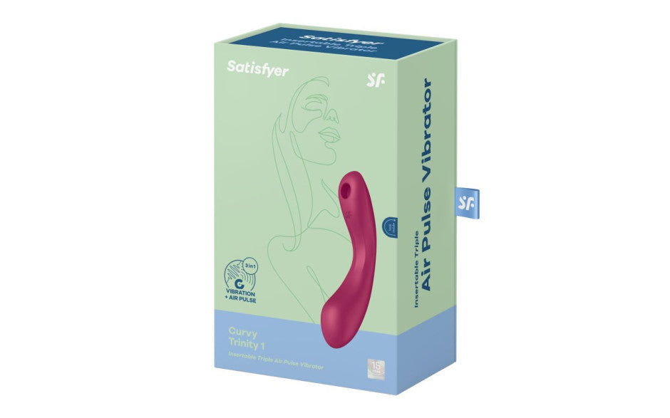 Satisfyer Curvy Trinity 1 Red - Just for you desires