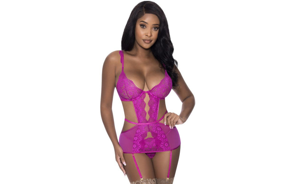 Cutout Dress and G-String Set - Just for you desires