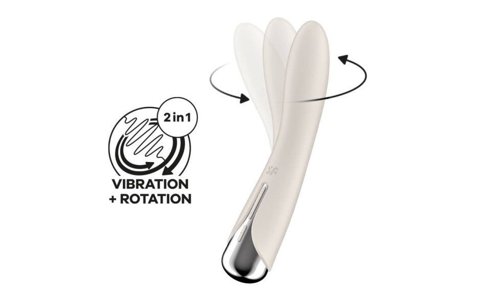 Satisfyer Spinning Vibe 1 Beige - Just for you desires