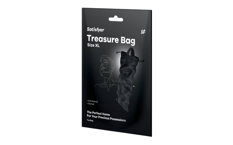Treasure Bag Black Extra Large - Just for you desires
