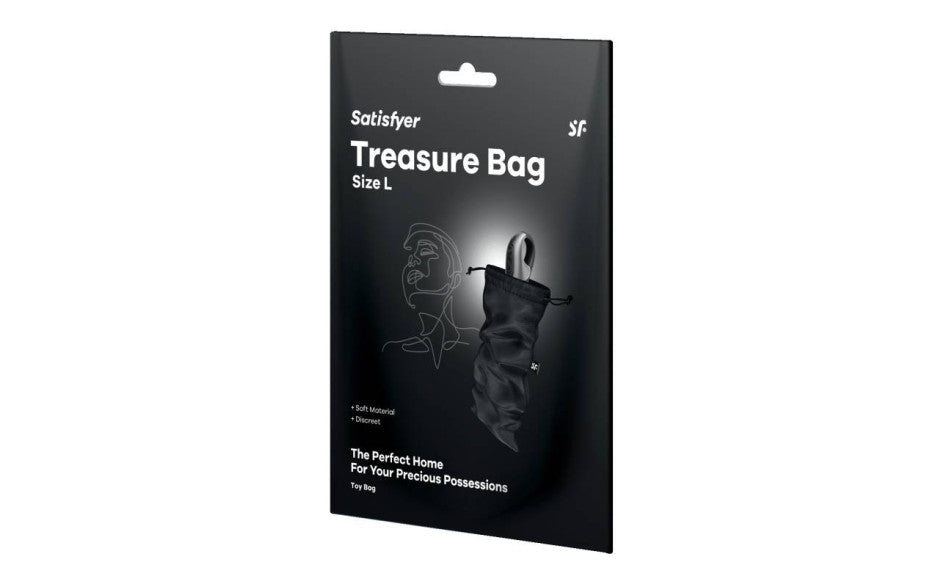 Treasure Bag Black Large - Just for you desires