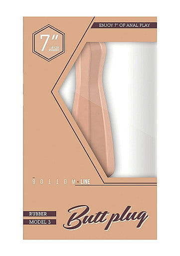 165415 - Buttplug Rubber 7 Inch Model 3 - Just for you desires