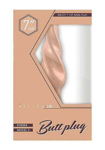 165428 - Buttplug Rubber 7 Inch Model 5 - Just for you desires