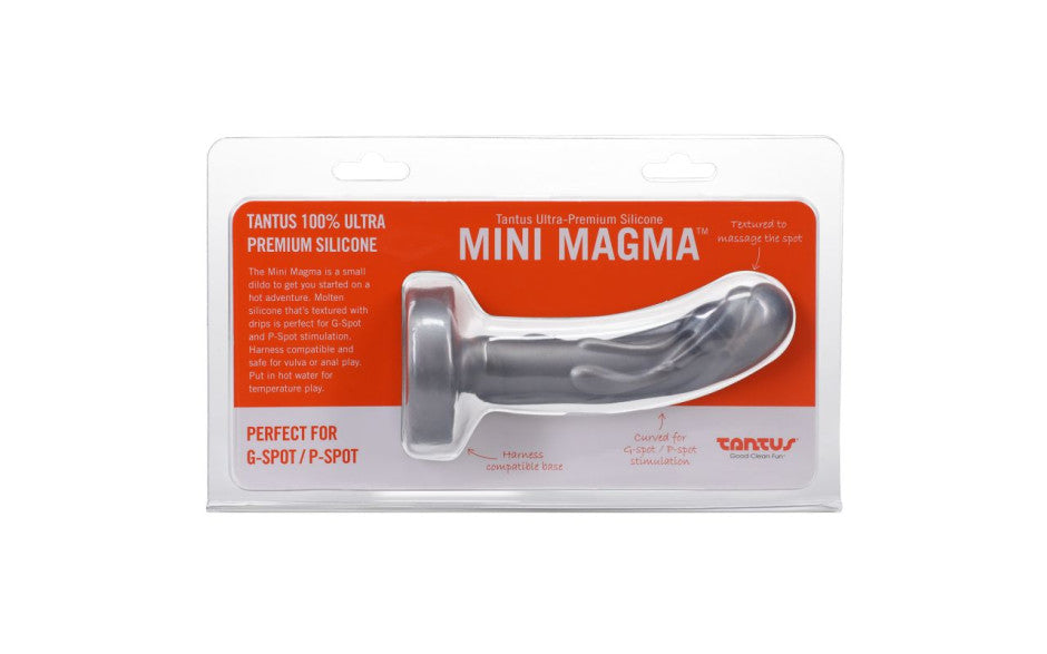 Mini Magma Dildo Silver - Just for you desires