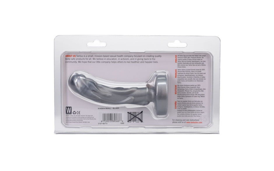 Mini Magma Dildo Silver - Just for you desires
