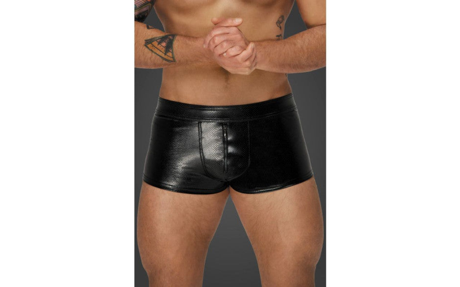 Snake Wetlook Short Shorts