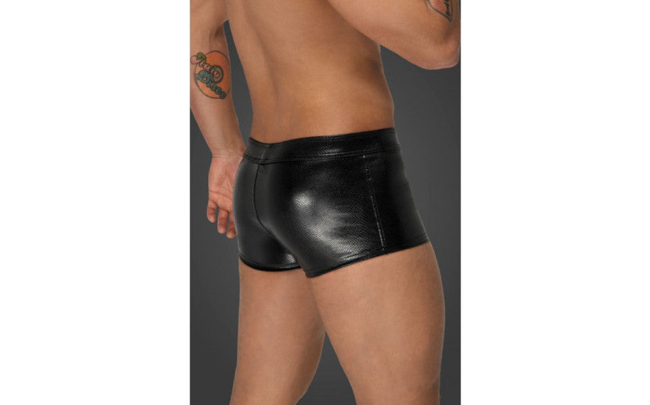 Snake Wetlook Short Shorts