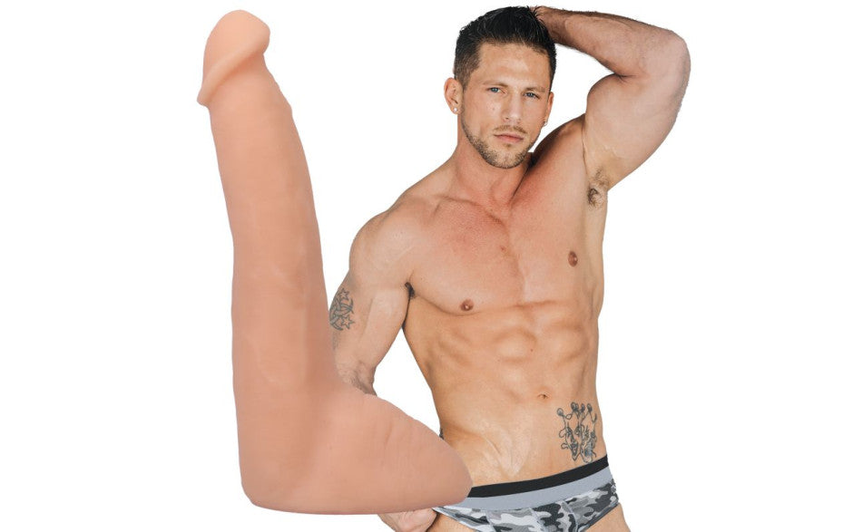 Roman Todd 8in Ultraskyn Cock w Removable Vac-U-Lock Suction Cup Vanilla